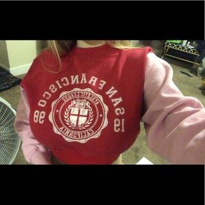 San Francisco cropped crewneck